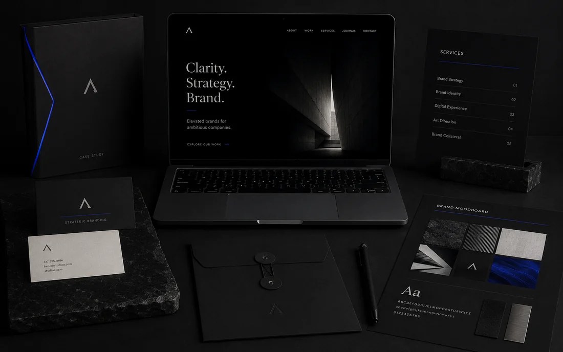 Case study Czaja Studio — odświeżenie marki premium service B2B, spójna identyfikacja i materiały dla działu sprzedaży