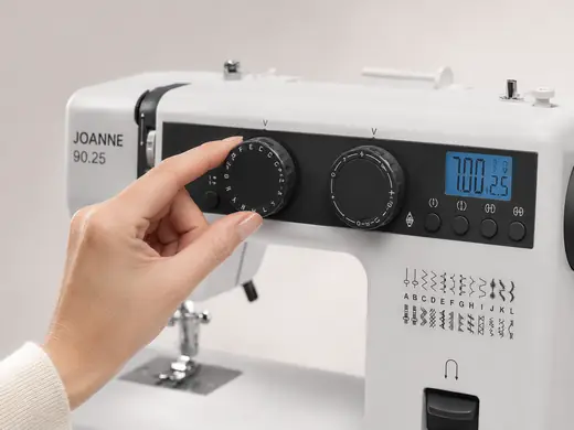 Panel sterowania maszyny Łucznik JOANNE 90.25 z wyświetlaczem