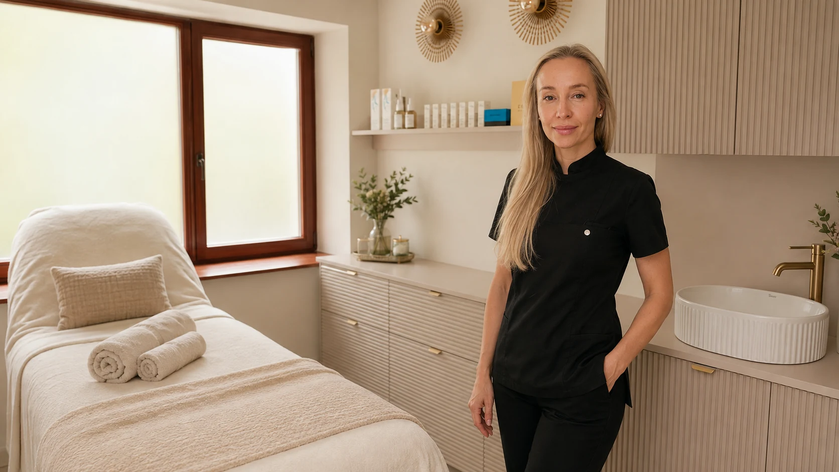 Aleksandra Witkowicz w gabinecie Skinquest we Wrocławiu